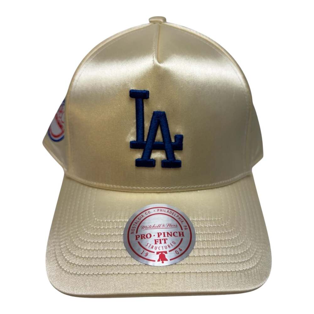 Mitchell & Ness Los Angeles Dodgers Satin Pro-Pinch Structured Snapback Hat